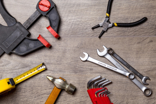 tool set wrenches pliers